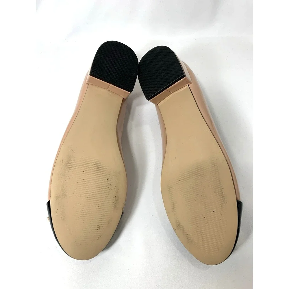 Steve Madden Ballet Pump Shoes Womens 9.5 Pink Cap Toe 